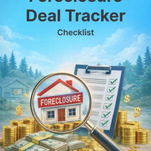 Foreclosure Deal Tracker Checklist