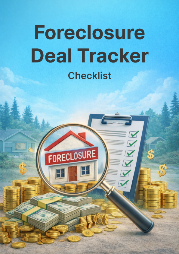 Foreclosure Deal Tracker Checklist